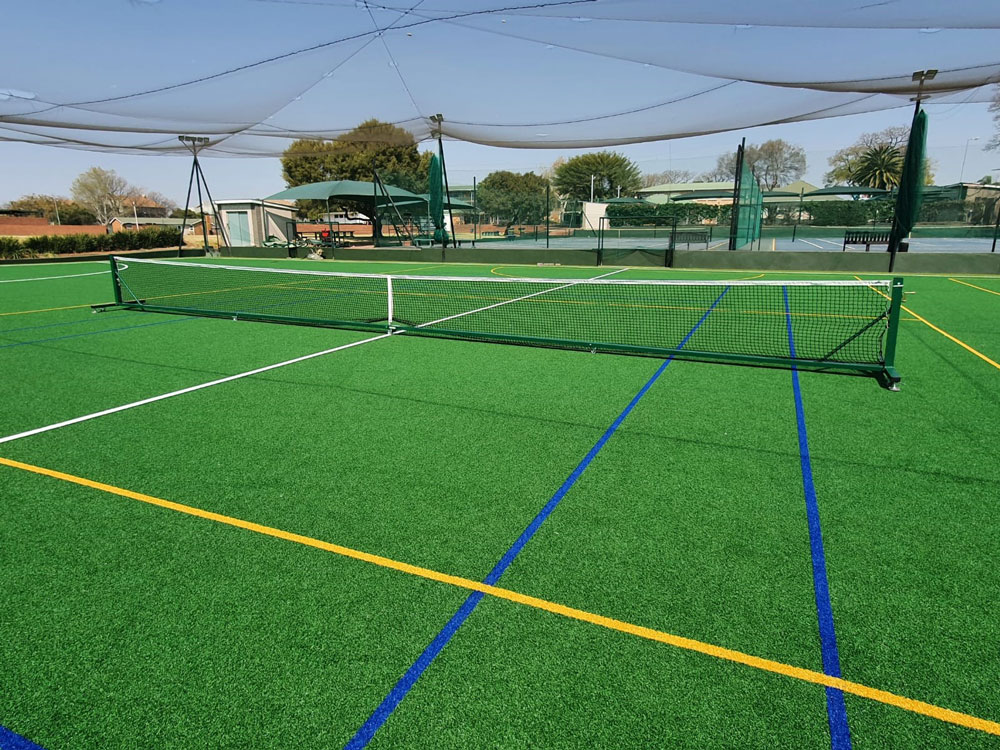 Aluminium Free Standing Tennis Posts Tennis