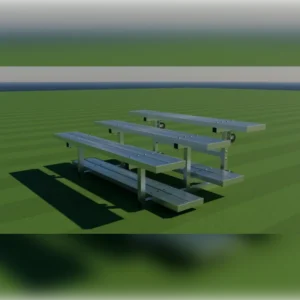Bleacher Tilt & Roll Aluminium 3-Tier