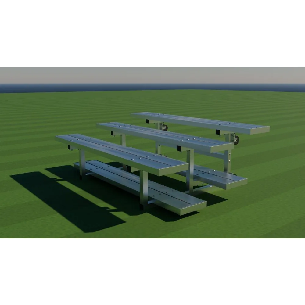 Bleacher Tilt & Roll Aluminium 3-Tier