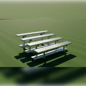 Bleacher Tilt & Roll Aluminium 4-Tier