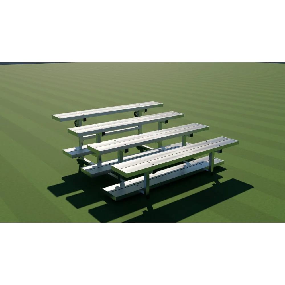 Bleacher Tilt & Roll Aluminium 4-Tier