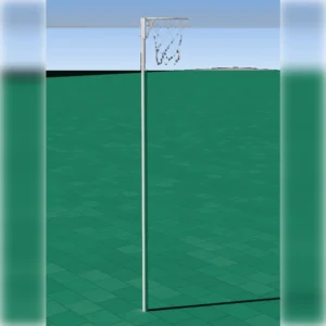 Netball Post Fixed In-Ground Height Adjustable (1 unit)