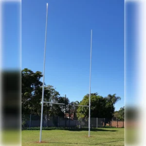 Steel Rugby Posts - 10m Standard