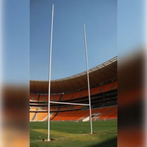 Aluminium Rugby Posts - 14m with Standard Hinge System