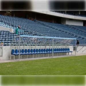 Soccer Dugout Shelter 12 Man Seater